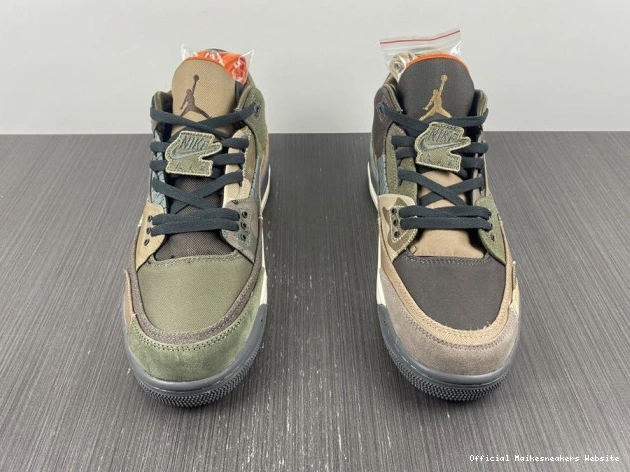 Official Maikesneakers Patchwork Jordan 3 DO1830-200 Camo Air Retro 0729